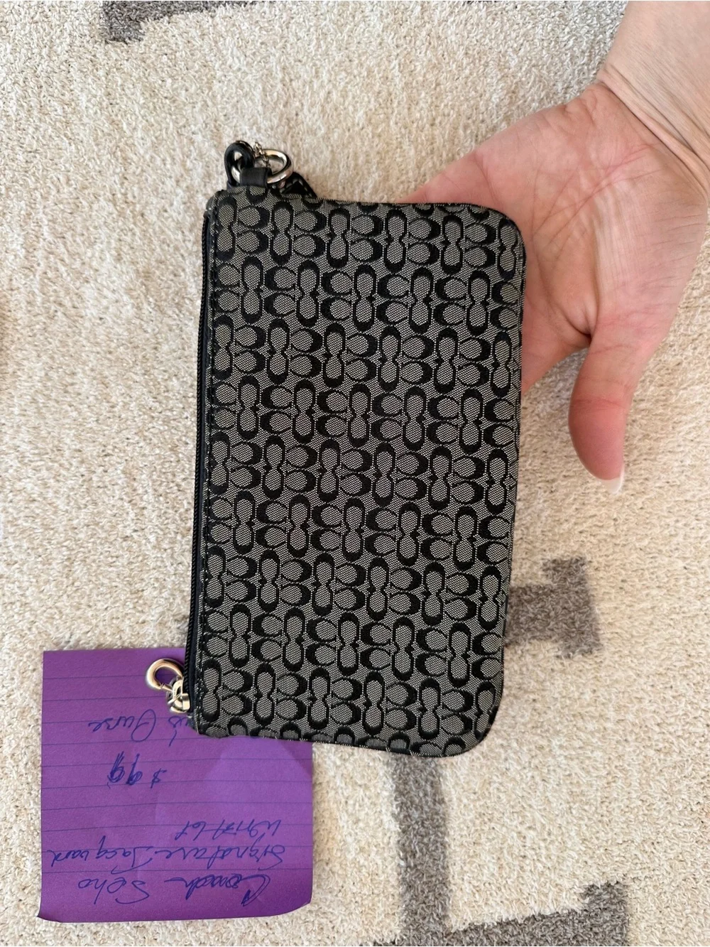 Coach SoHo wristlet